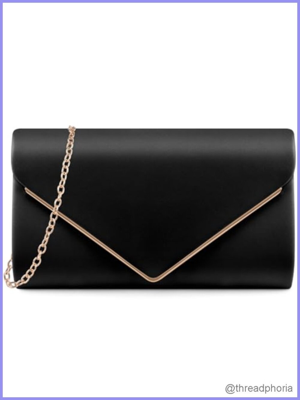 Envelope Clutch PU Leather Evening Bag Women Formal Party Shoulder Handbag